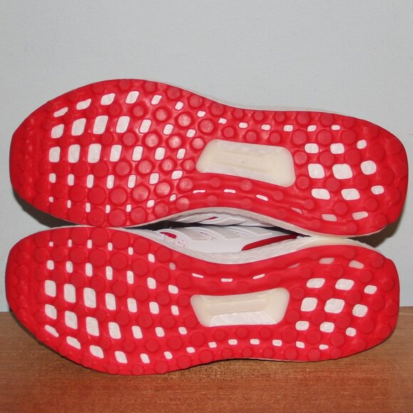 Adidas UltraBoost 1.0 Valentine's Day Running Shoes Womens 9 White Red - Picture 6 of 6
